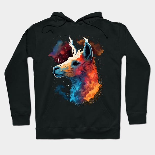 llama Hoodie by a cat cooking